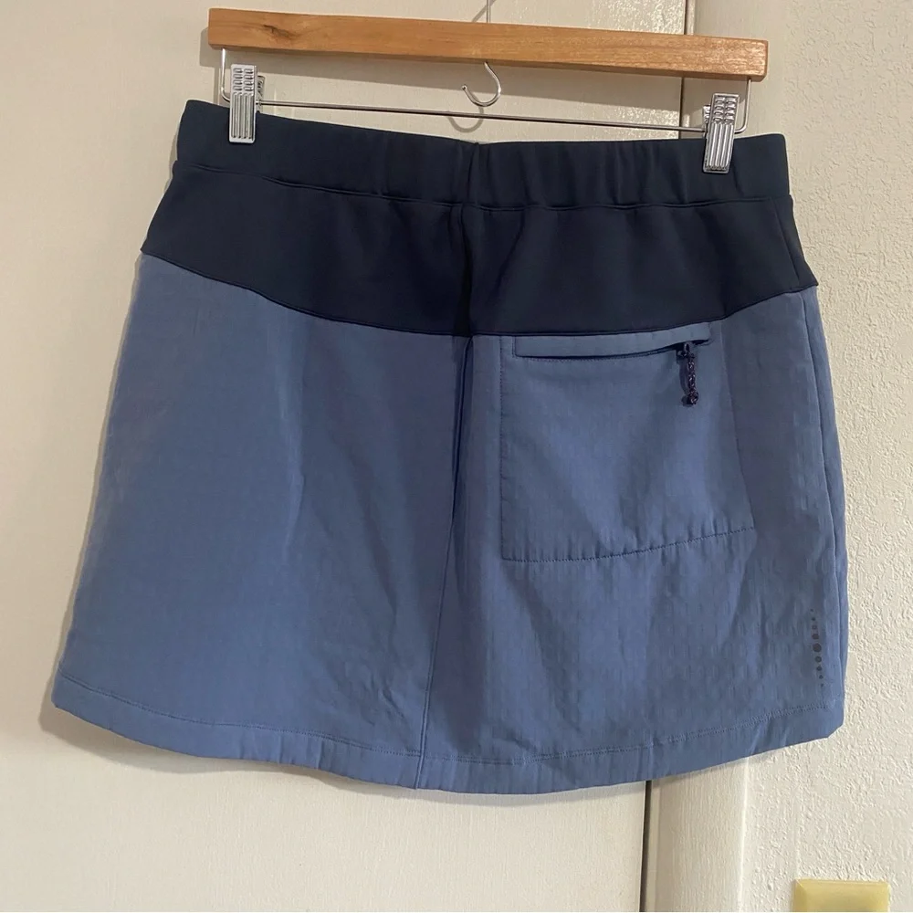 Title Nine Athletic Skirt‎ Women Med Blue Stretch Active Outdoor Hiking Tennis